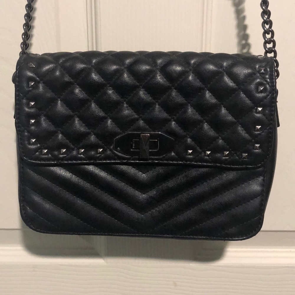 Aldo black crossbody purse